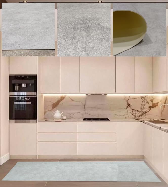 Tadi & Imperio1979 Tappeto Vinile 65x600 cm, Beige