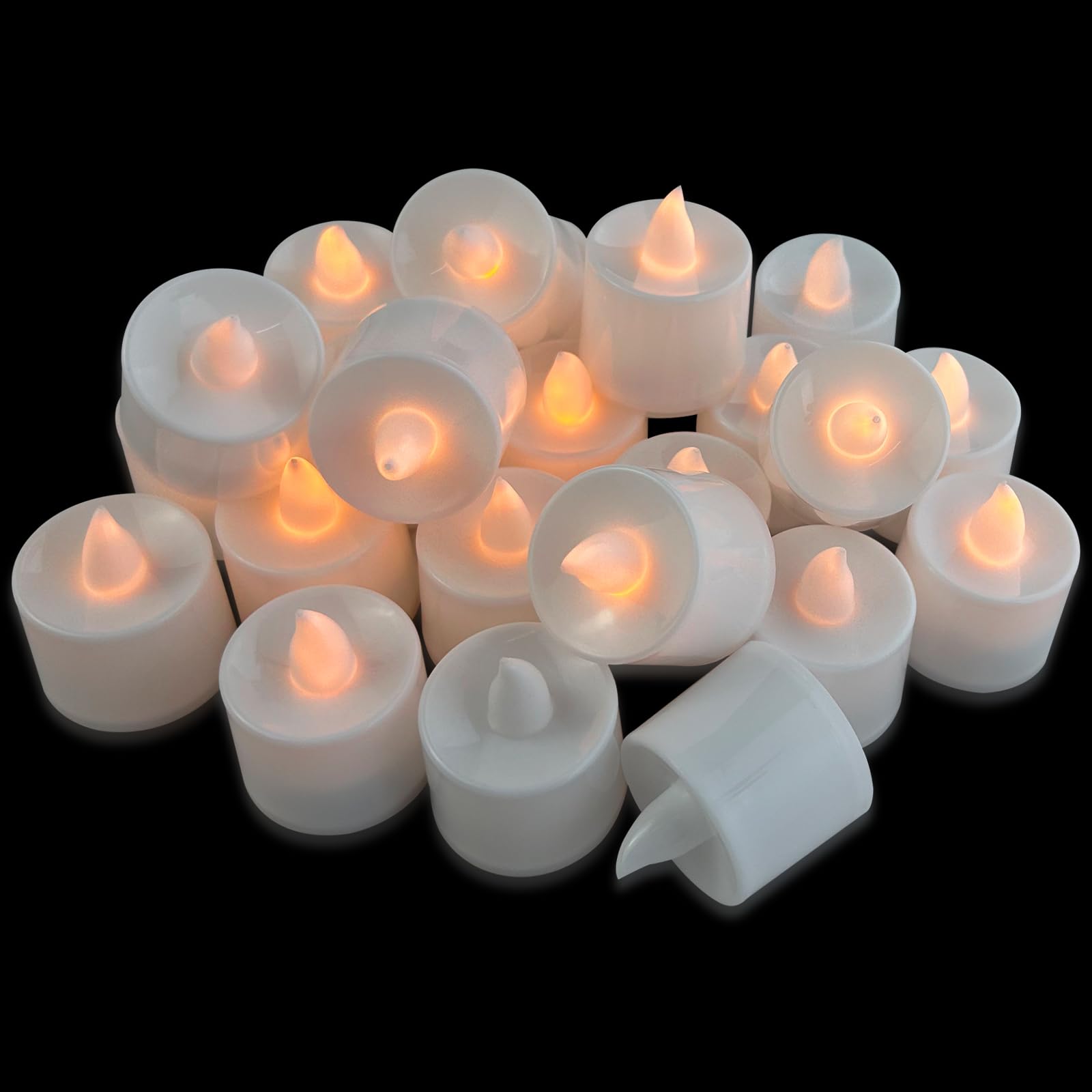 Diompirux 24 Candele LED Flickering Flameless