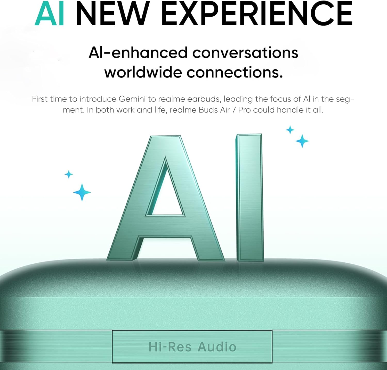 Realme Buds Air 7 Pro Cuffie Wireless 53dB ANC, Nero - immagine 2