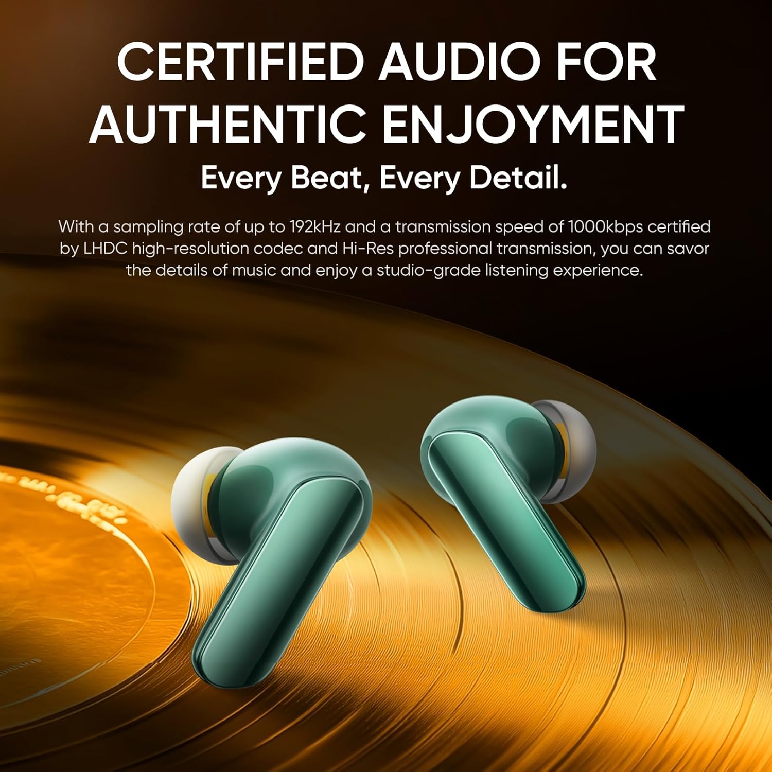 Realme Buds Air 7 Pro Cuffie Wireless 53dB ANC, Nero - immagine 5