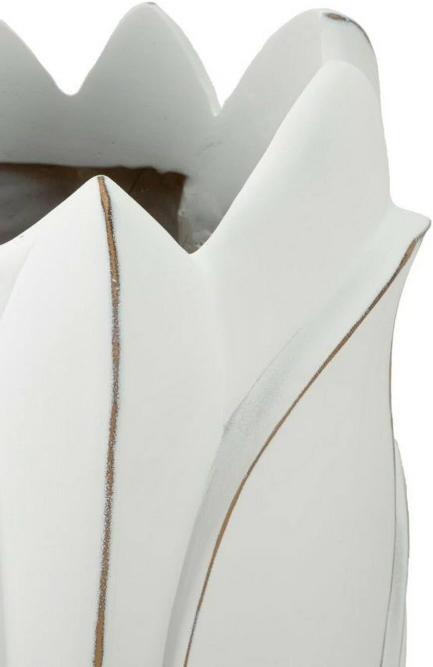 Dmora Vaso Paraguay - Complemento d'Arredo, Bianco - immagine 5