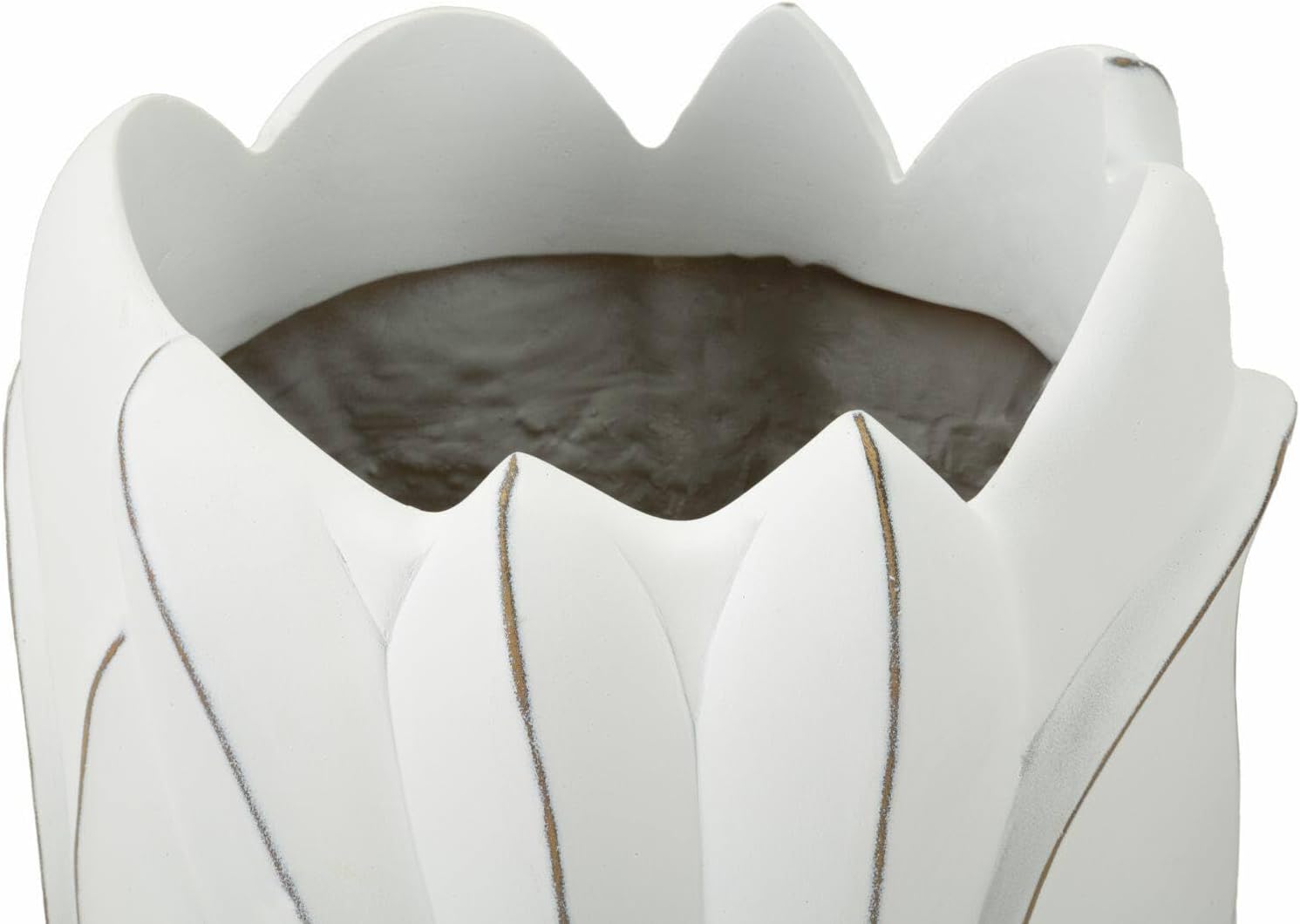 Dmora Vaso Paraguay - Complemento d'Arredo, Bianco - immagine 6