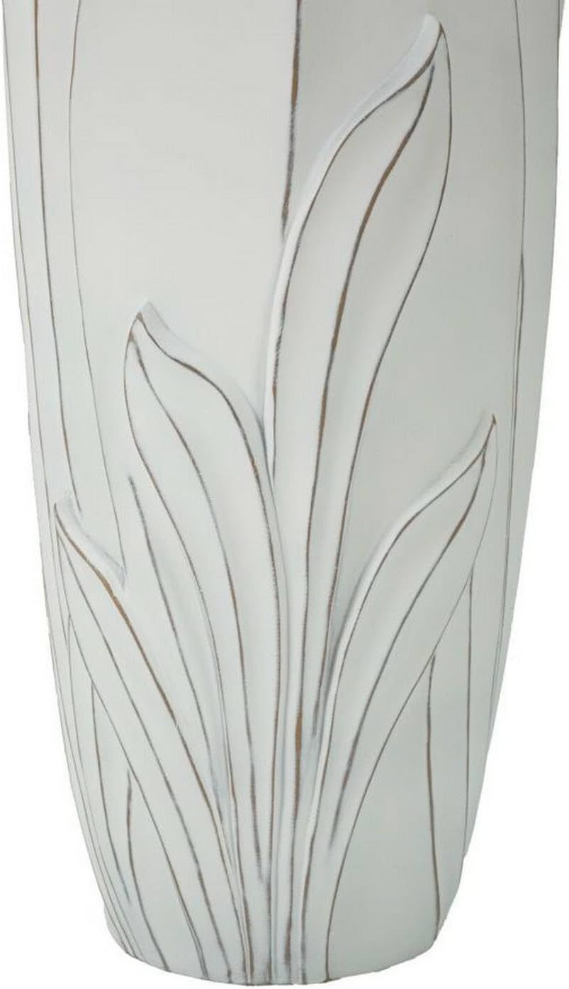 Dmora Vaso Paraguay - Complemento d'Arredo, Bianco - immagine 7