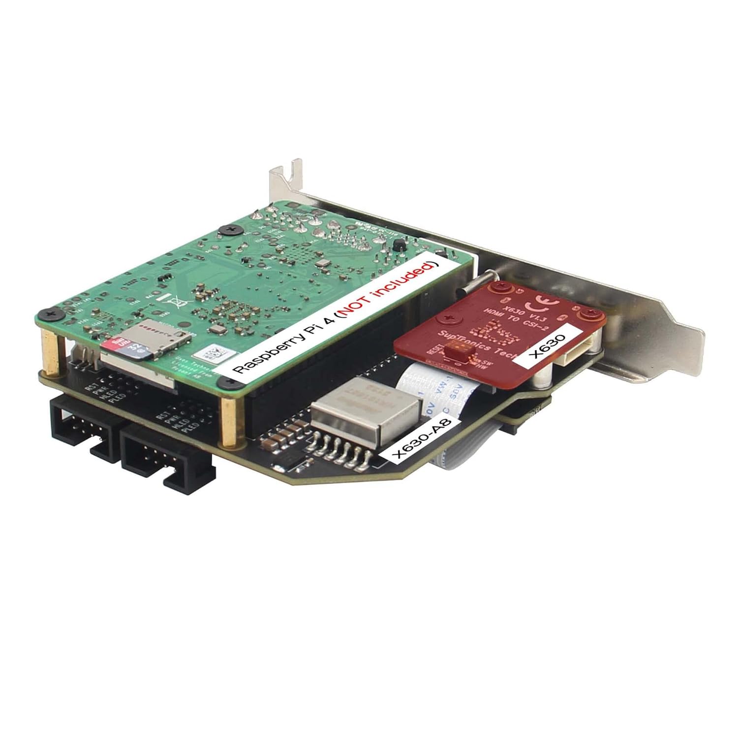 Geekworm KVM-A8 PCIe Version for Raspberry Pi 4 Model B KVM over IP - immagine 8