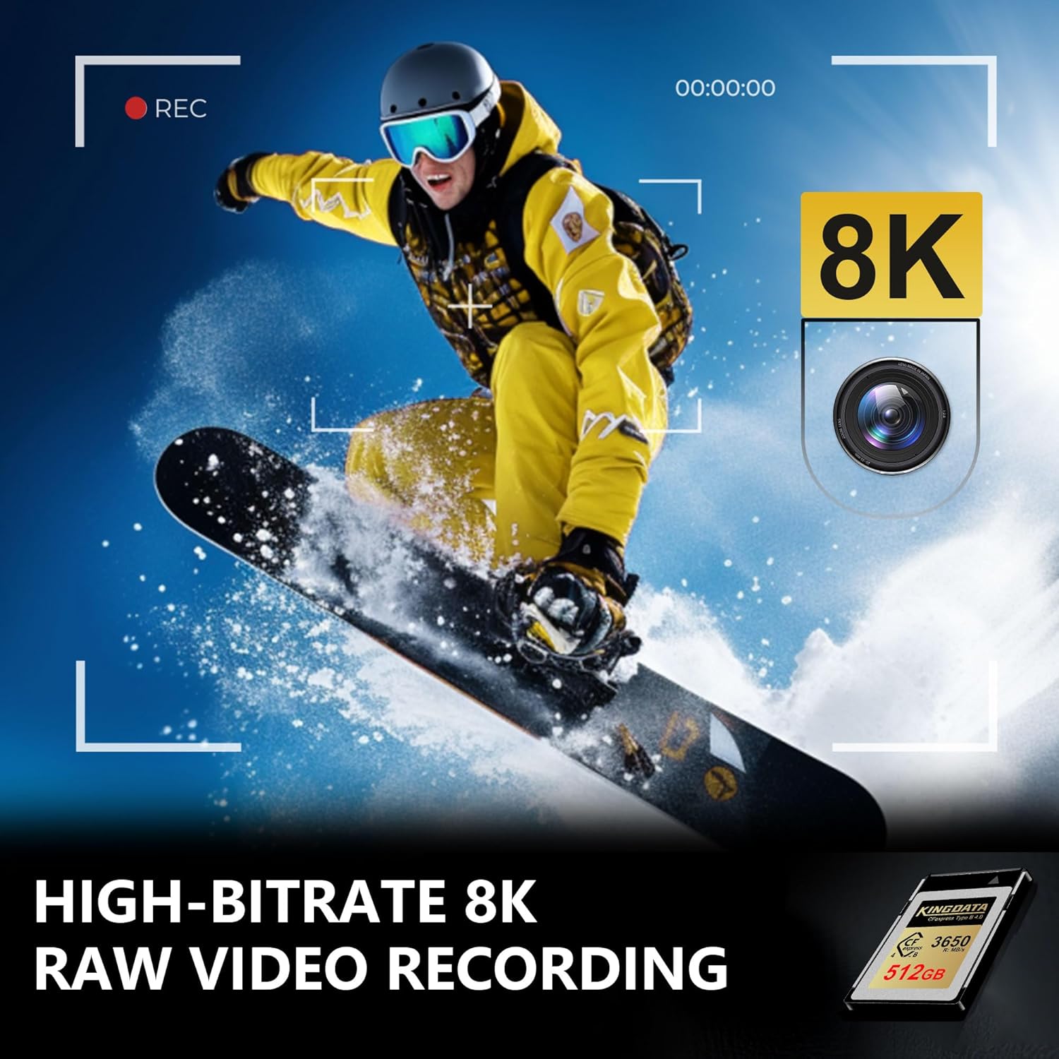 Kingdata Scheda CFexpress Tipo B 4.0 512GB - immagine 5