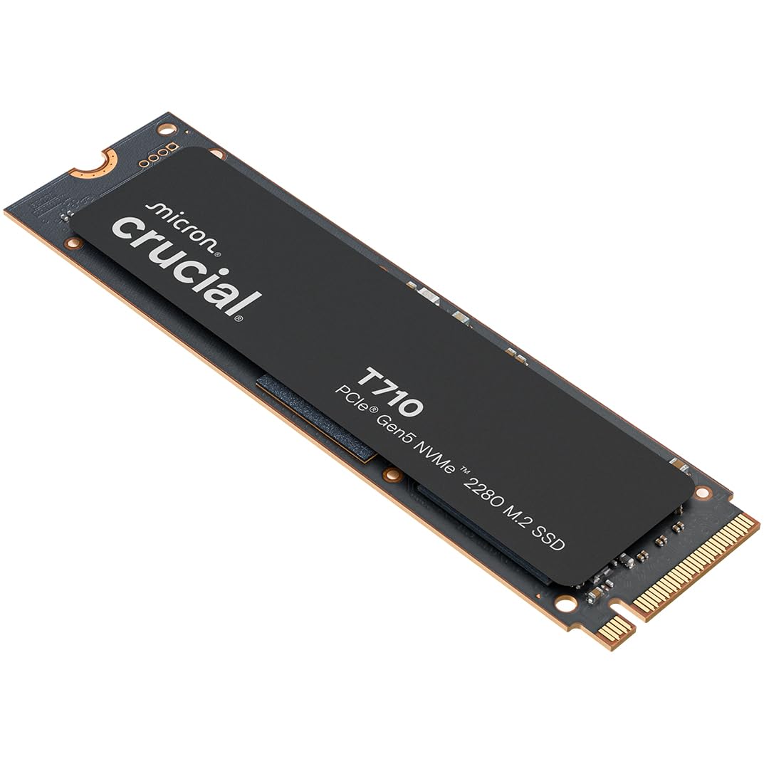 Crucial T710 SSD 1TB PCIe 5.0 Gen5 NVMe M.2 Interno