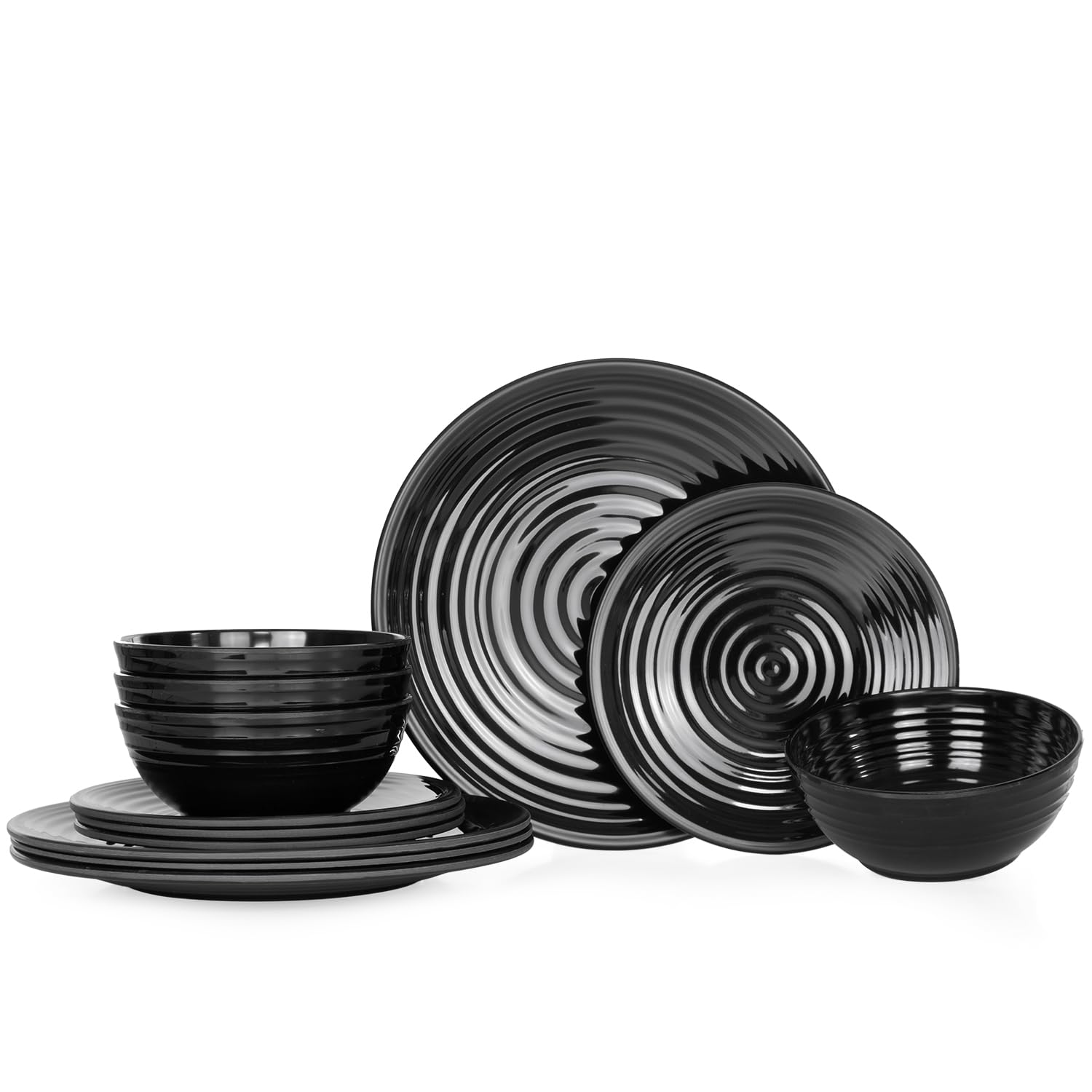 Moritz Stoviglie da Campeggio Melamina 12 Pezzi