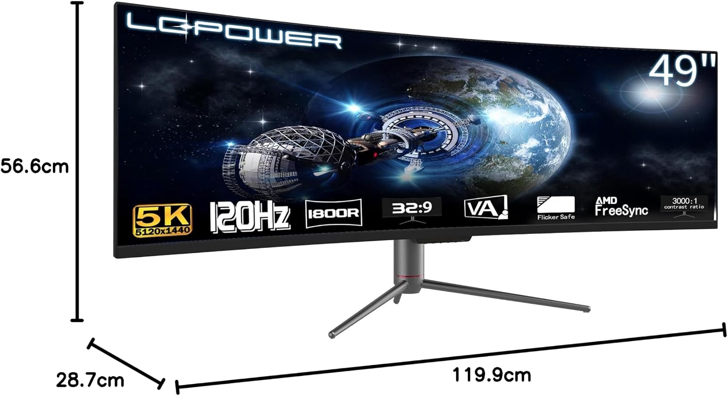 LC-Power Gaming Monitor 49