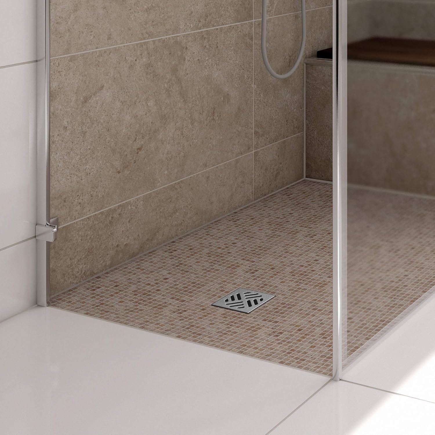 LUX ELEMENTS LTUBE19003, Grigio, 30 x 30 x 6,8 cm - immagine 5