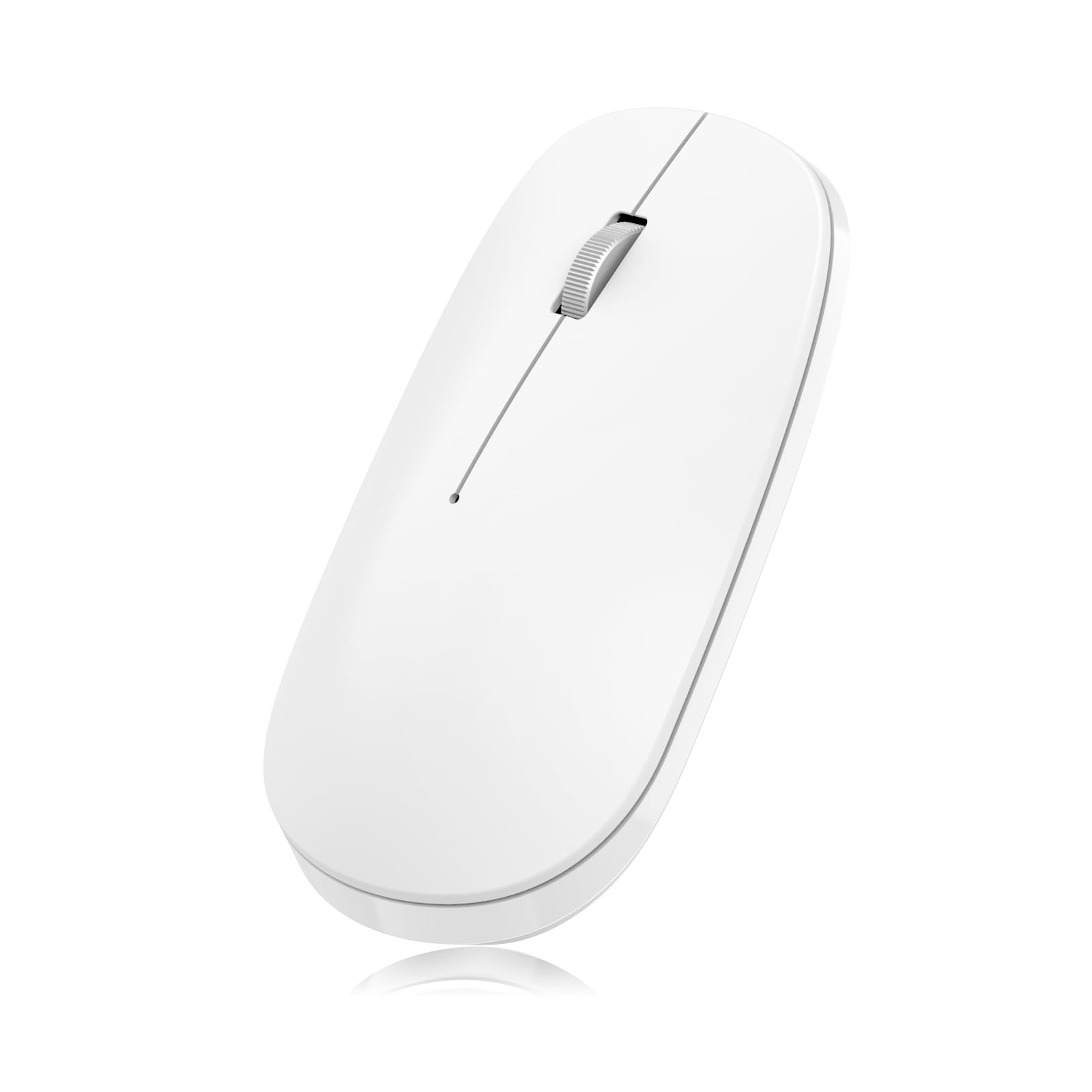 Omoton Mouse Bluetooth Wireless, Bianco