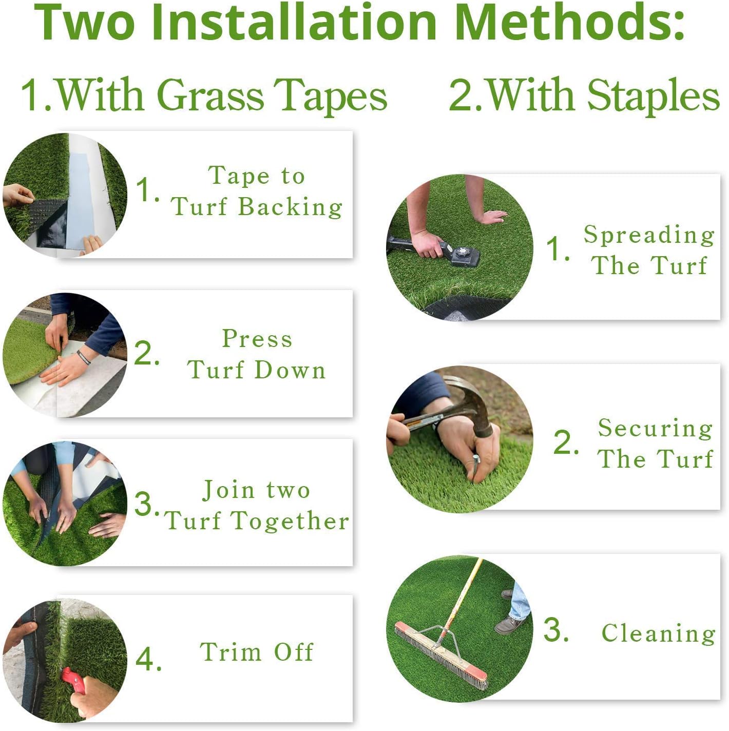 Lita Erba artificiale sintetica 20mm (1m x 4m) - immagine 5