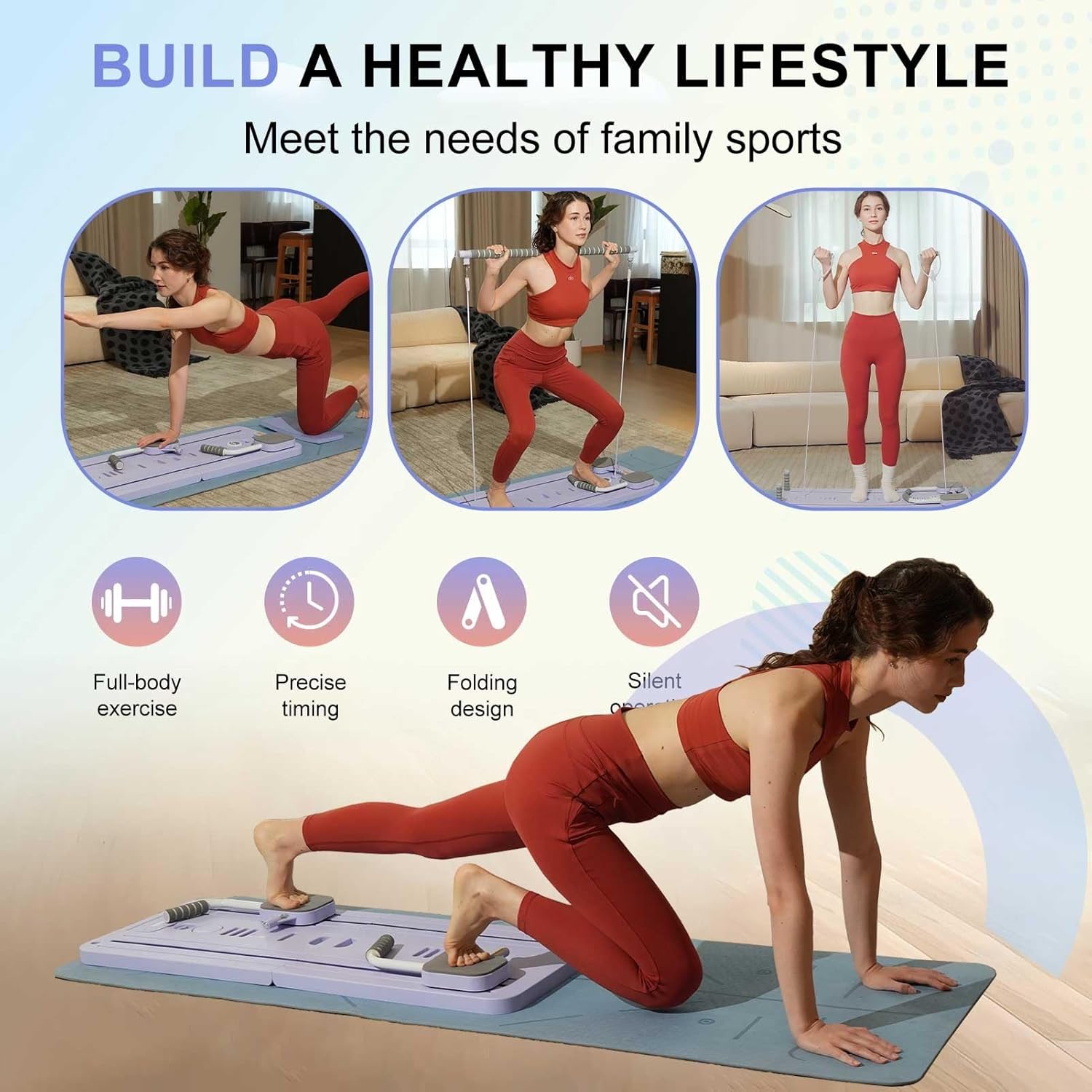 Reformer Pilates per Casa - Kit Pilates Board - immagine 3