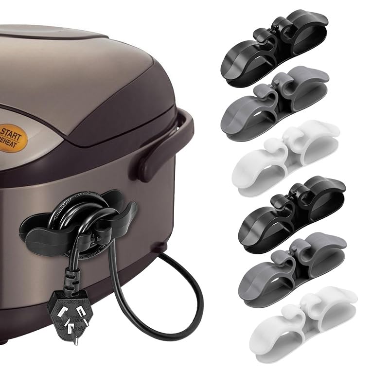 Guomis Organizer per Cavi per Elettrodomestici - 6 Clip