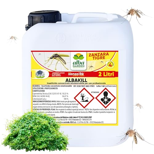 Albagarden - Insetticida Antizanzare Giardino 2 Litri