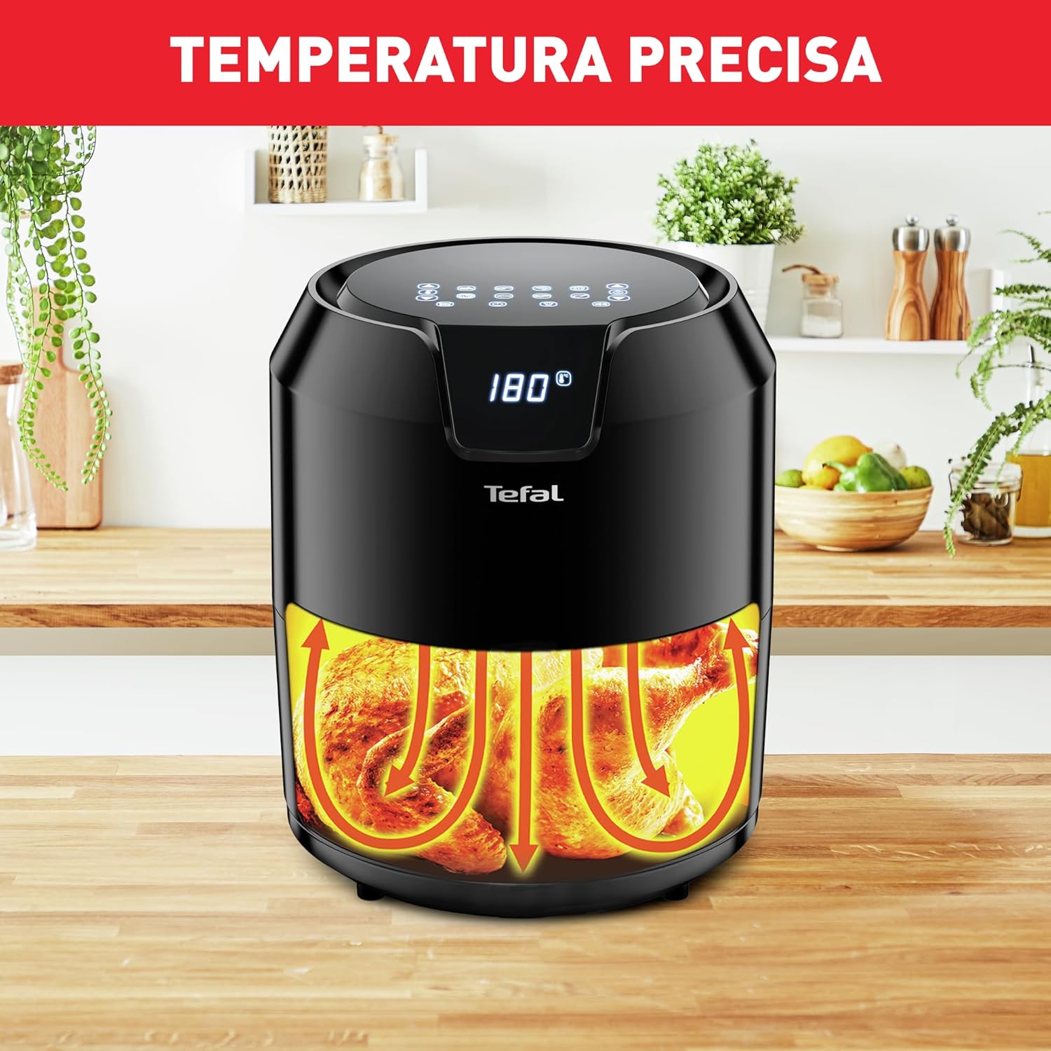 TEFAL Easy Fry Deluxe Friggitrice ad Aria 4,2 Litri - immagine 2