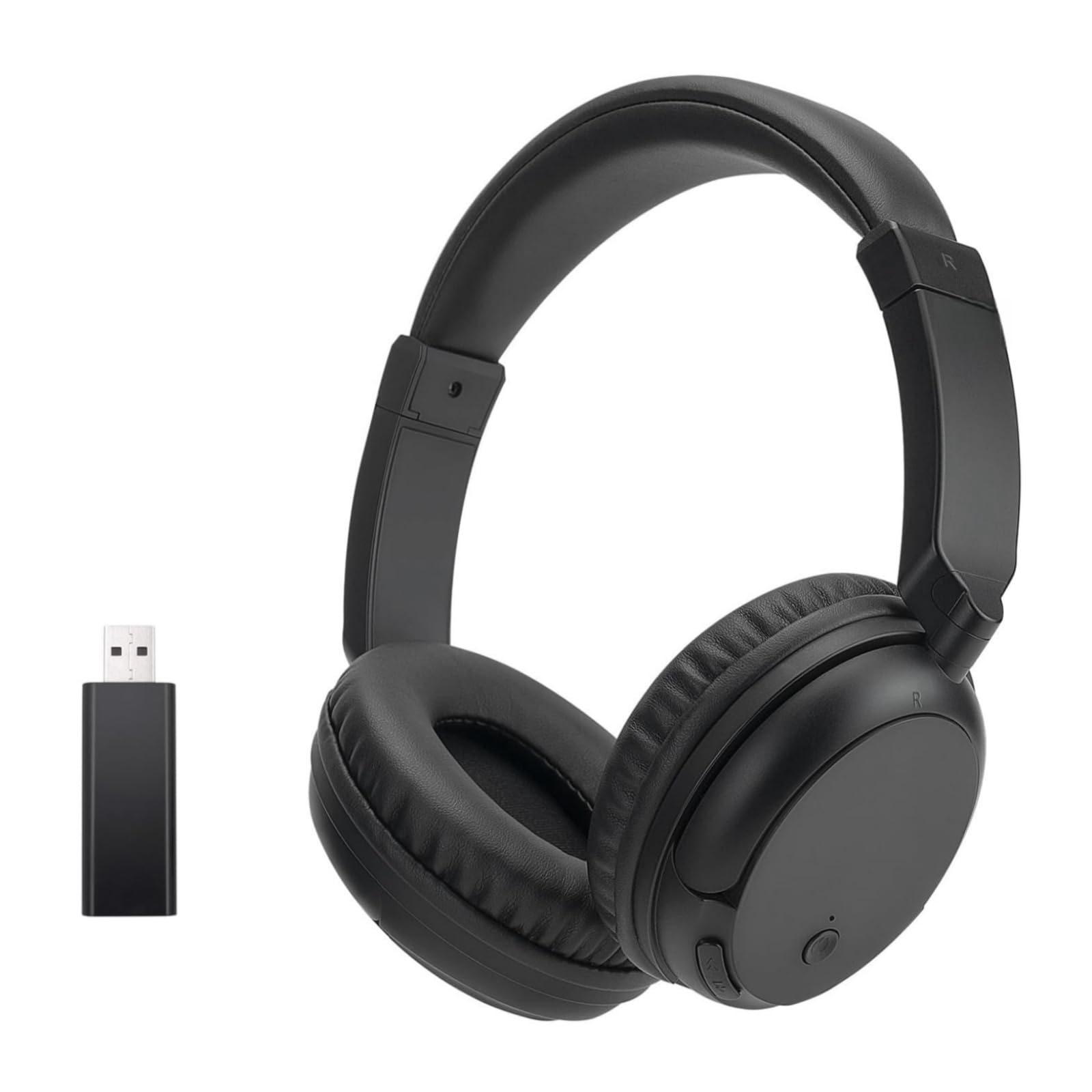 Cuffie Bluetooth Stereo Hifi Over-Ear Senza Fili, Nero
