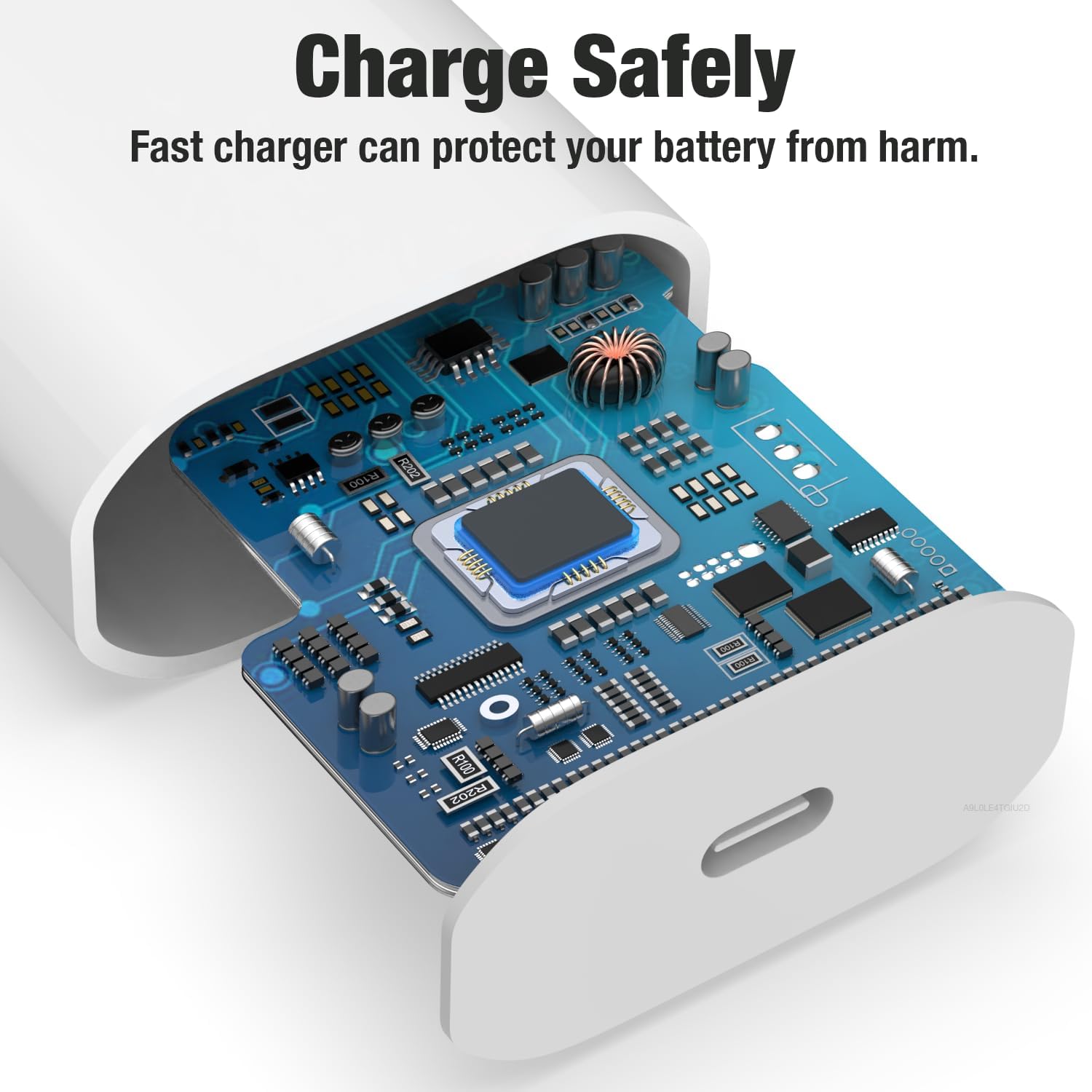 Caricatore Rapido USB C 20W con Cavo USB C 1m - immagine 4