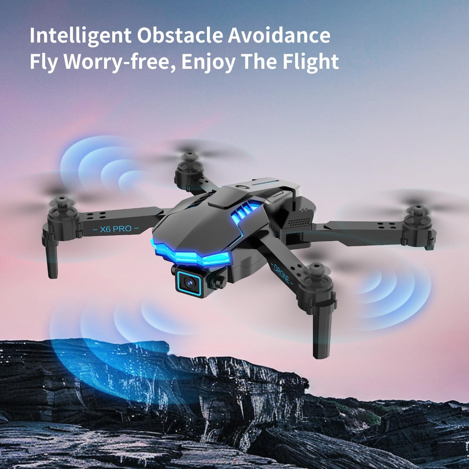 Drone con Telecamera 1080P Pieghevole RC Quadcopter - immagine 3