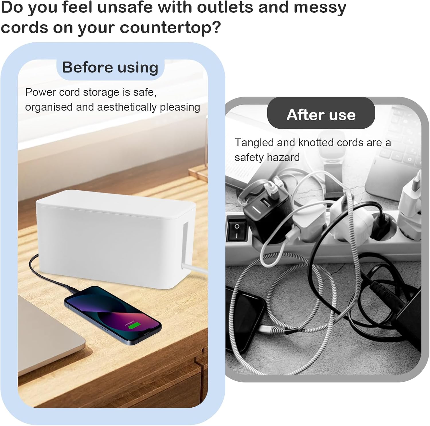 Talifoca Scatola Organizer per Gestione Cavi - immagine 2