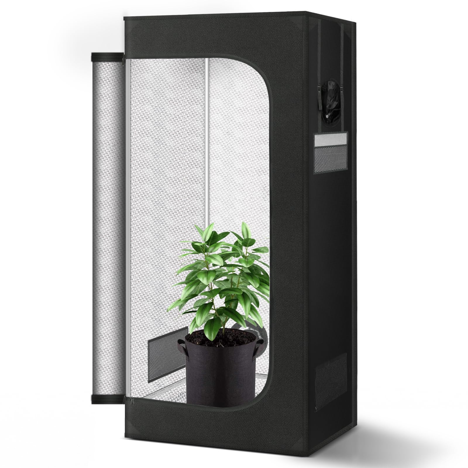 GrowzTenda 60x60x180 cm in Tessuto Oxford 600D