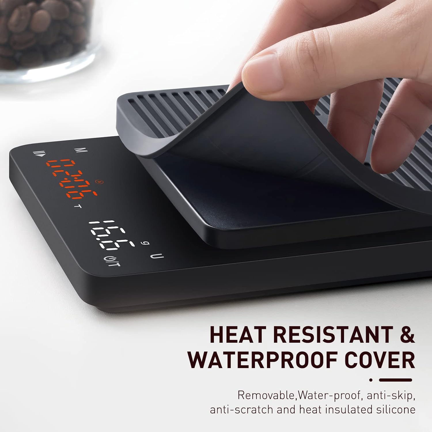 BAGAIL Bilancia da Caffè Digitale con Timer 3kg - immagine 6