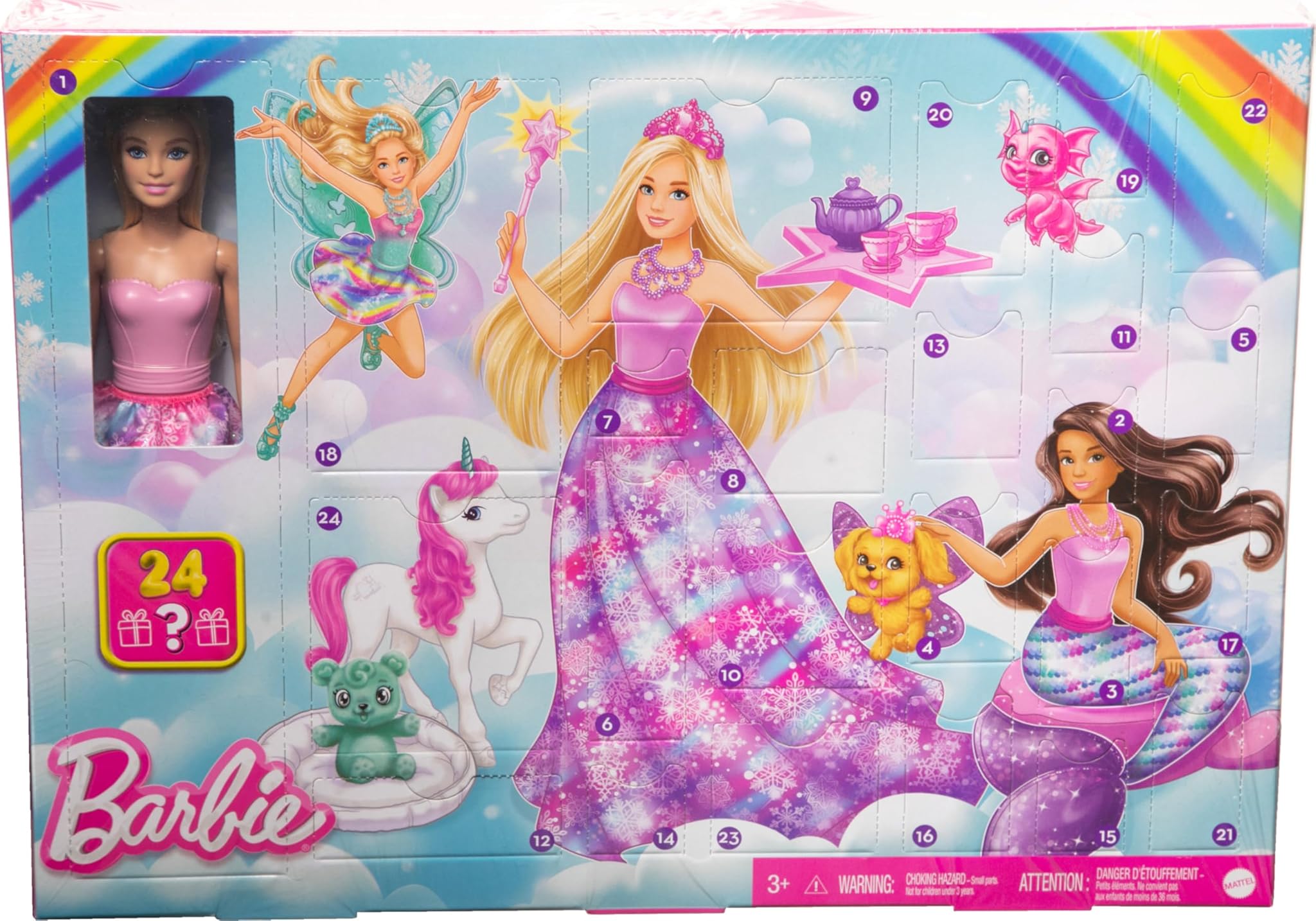 Barbie Calendario dell'Avvento Dreamtopia 24 Sorprese