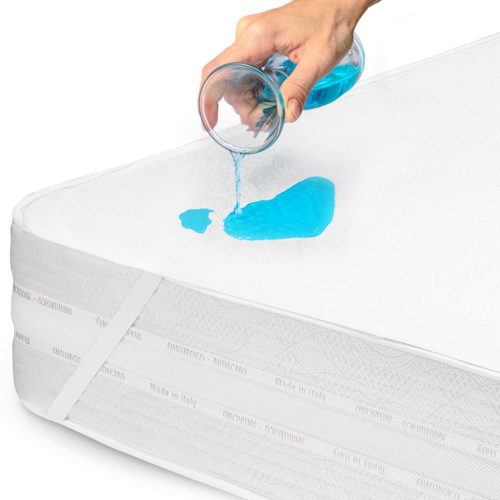 Coprimaterasso Matrimoniale Impermeabile 160x190 cm