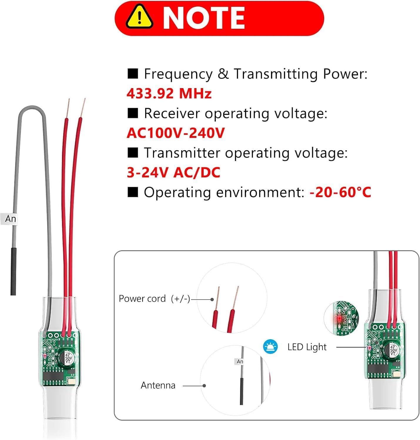 BITIWEND Set Estensione Radio per Campanelli Esistenti - immagine 4