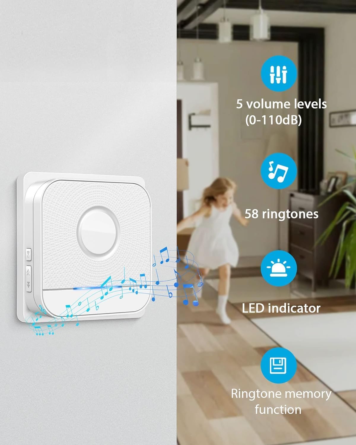 BITIWEND Set Estensione Radio per Campanelli Esistenti - immagine 6