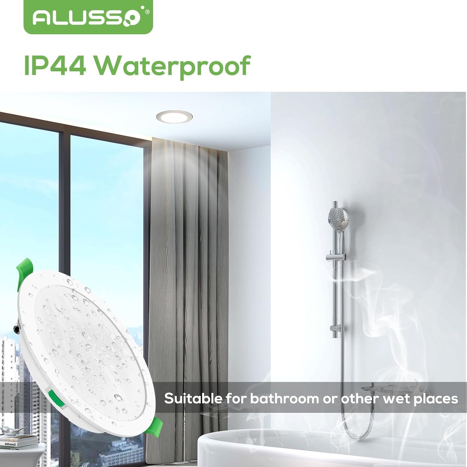 Alusso 6 Faretti LED da Incasso 22W 1900Lm Dimmerabili - immagine 6