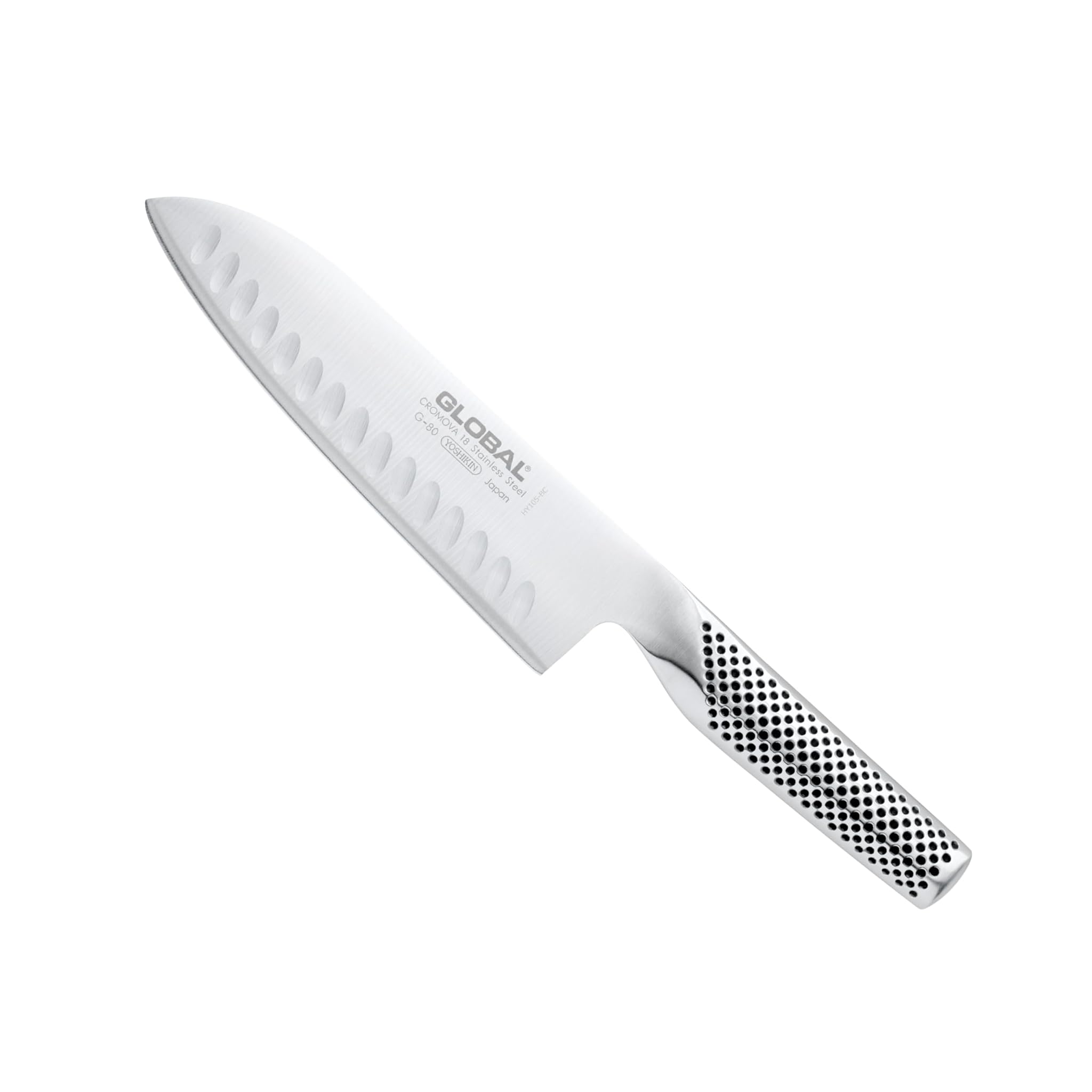 Global G80 (vecchia sigla: G48) Santoku alveolare cm.18