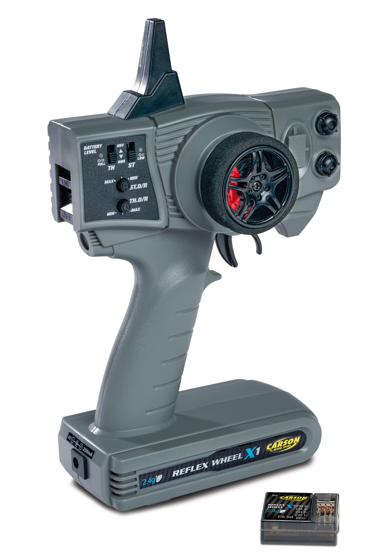 CARSON 500500105 Reflex Wheel X1 2.4G grigio