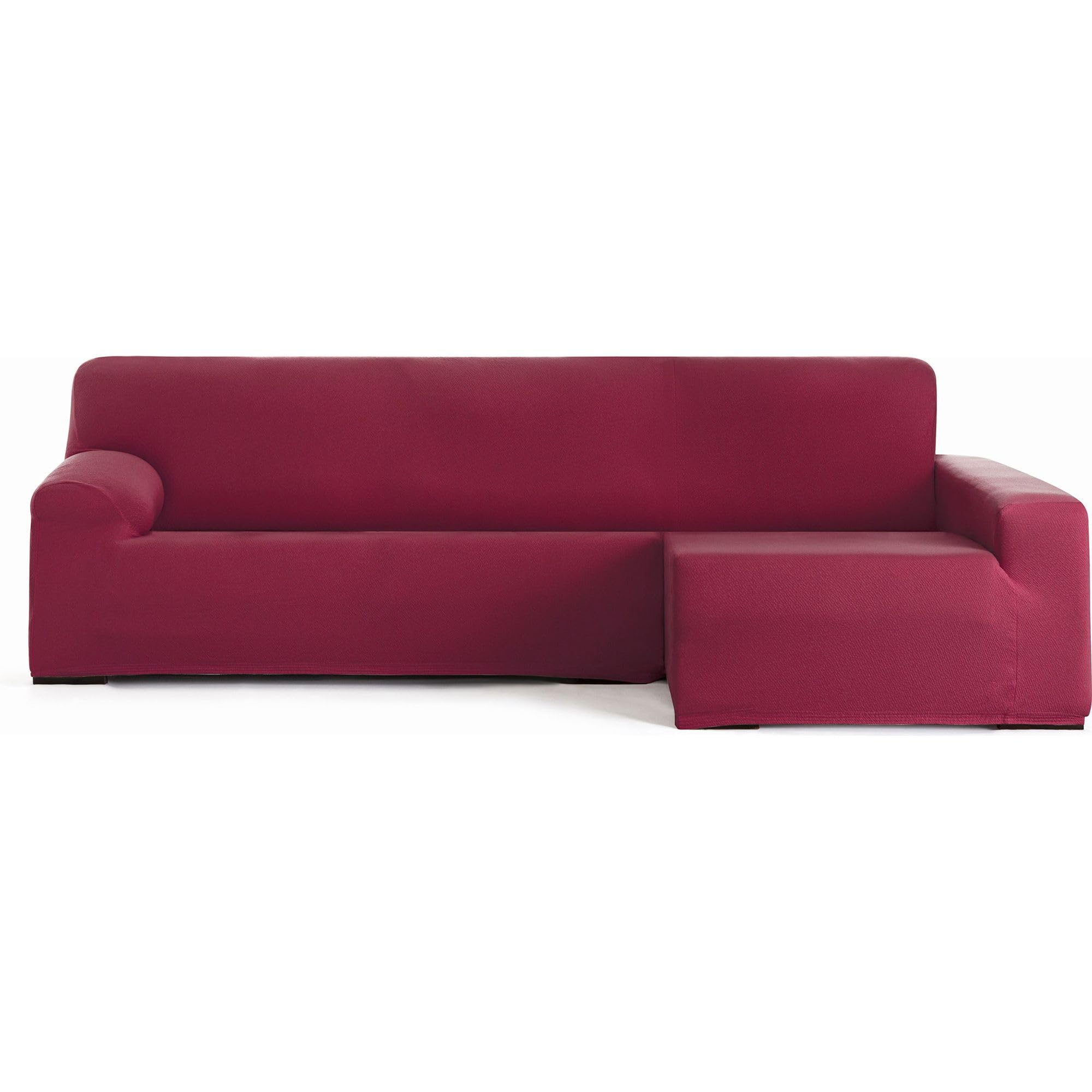 Copridivano Chaiselongue Braccio Lungo Destra Bordeaux