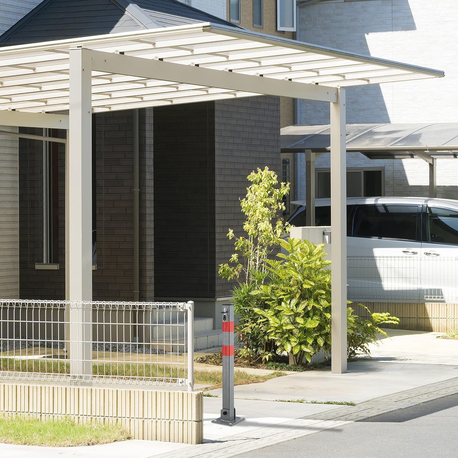 Relaxdays Dissuasore di Parcheggio Rotondo, Antracite - immagine 5