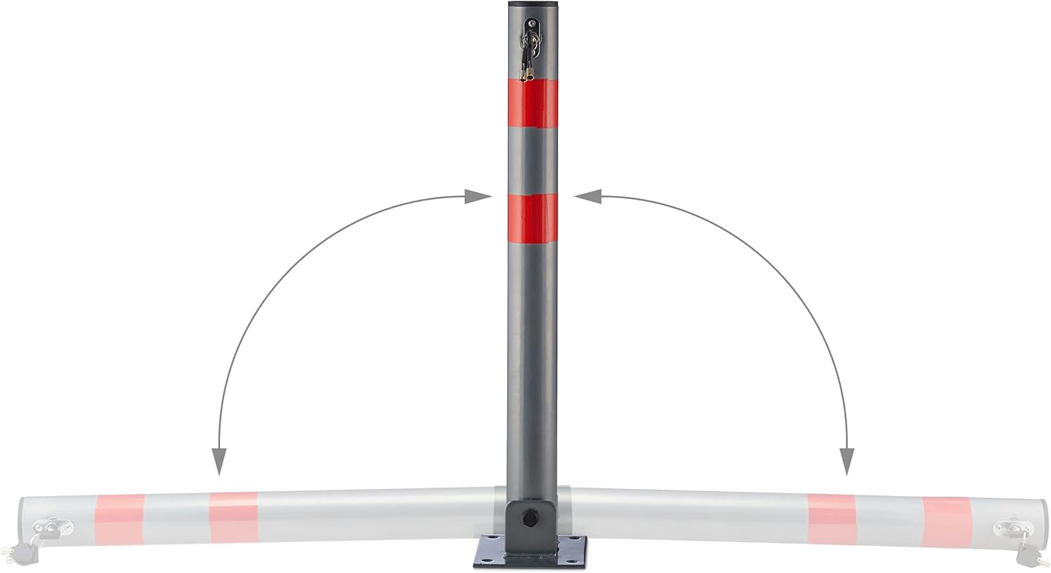 Relaxdays Dissuasore di Parcheggio Rotondo, Antracite - immagine 6