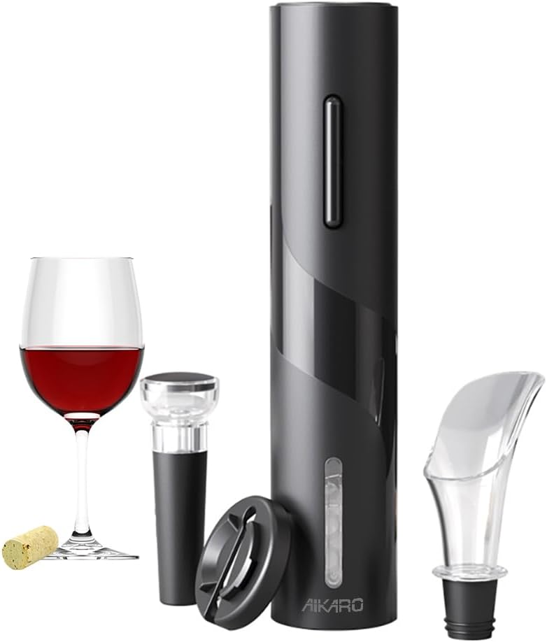 Aikaro Cavatappi Elettrico per Vino - Set Automatico - immagine 1