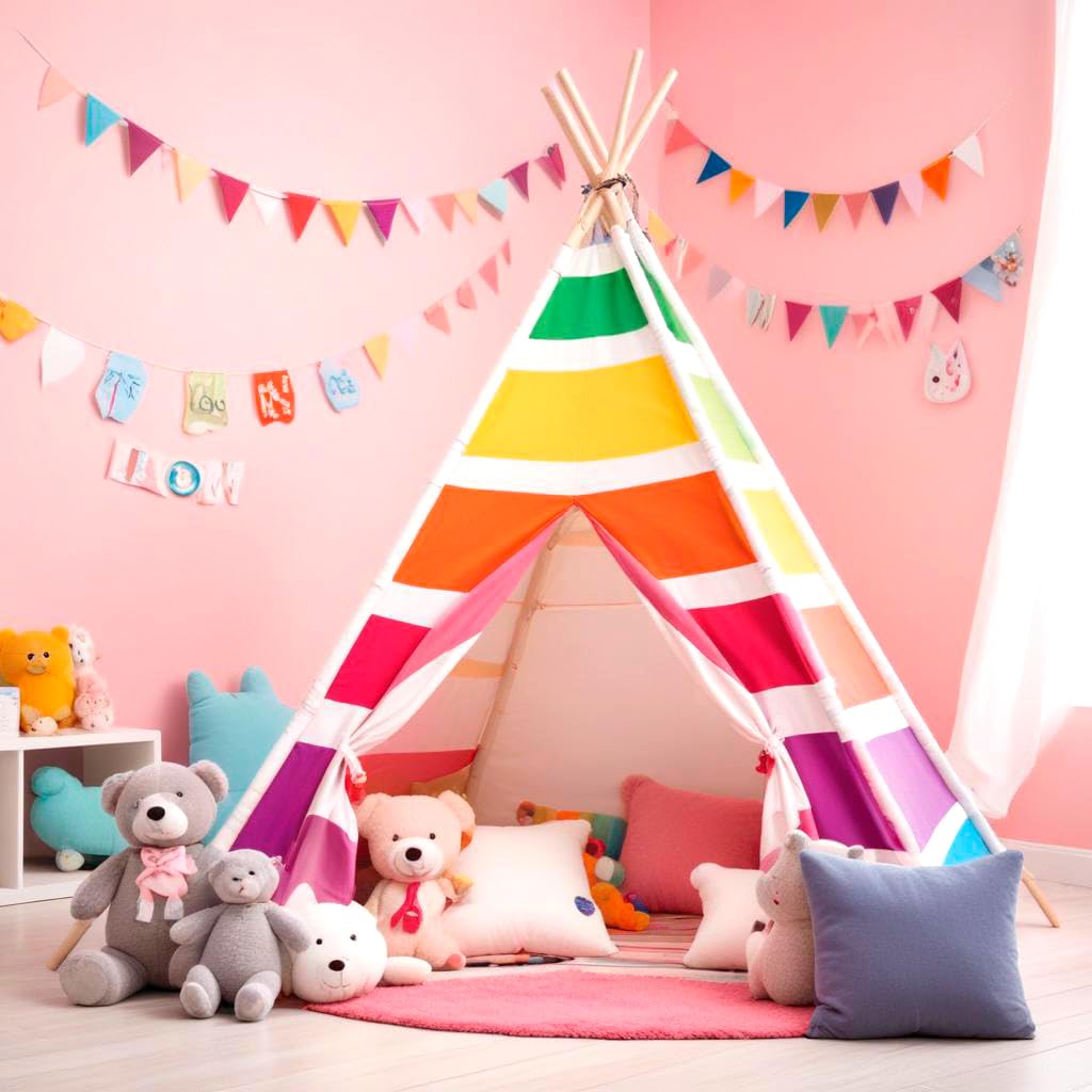 Nubuni Tenda Indiana Teepee per Bambini