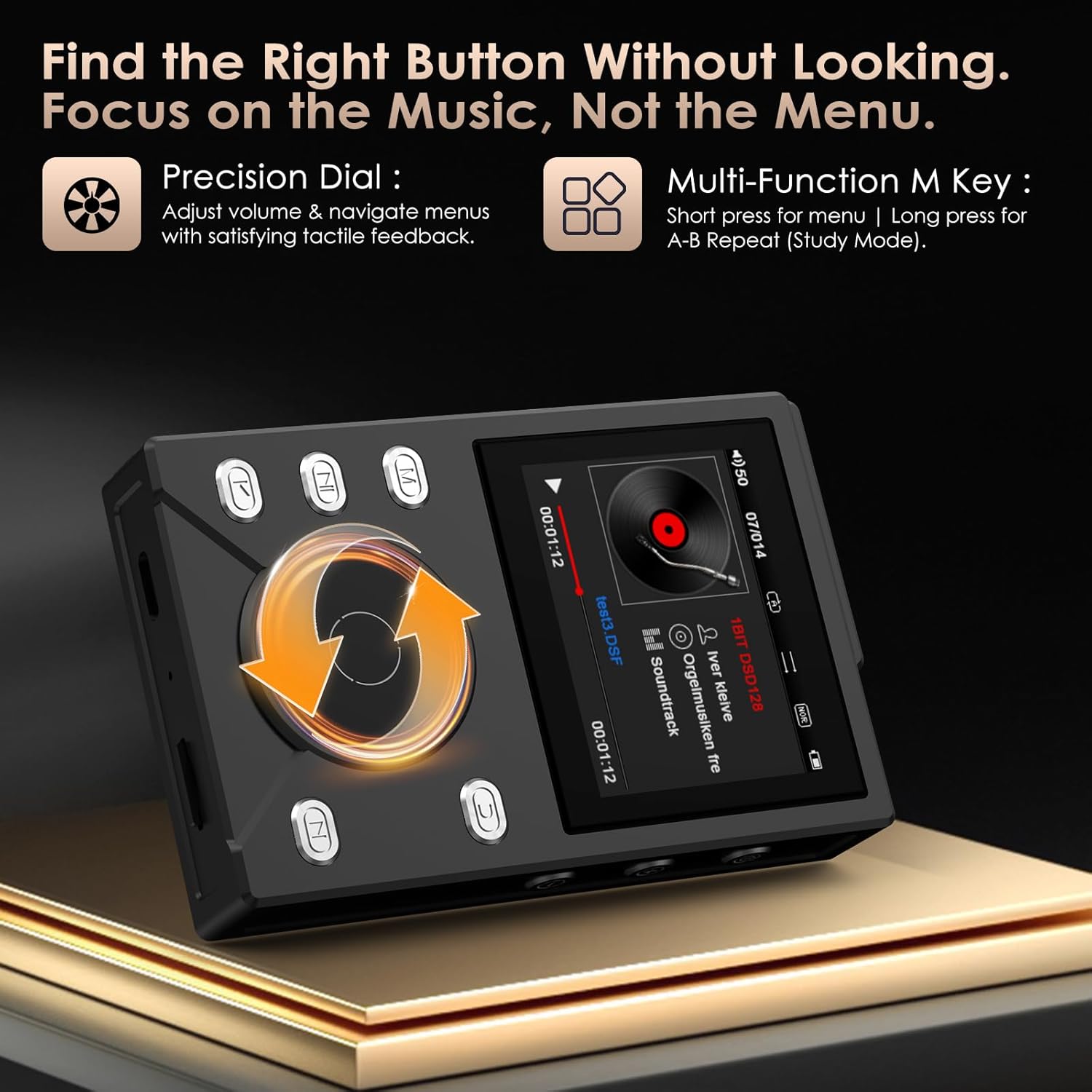 Gueray Lettore MP3 HIFI 16GB con Bluetooth 5.3 - immagine 6