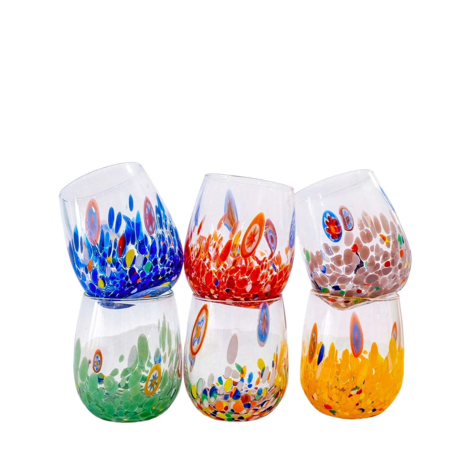Murart Bicchieri di Murano Collezione DREAM (Set 6)