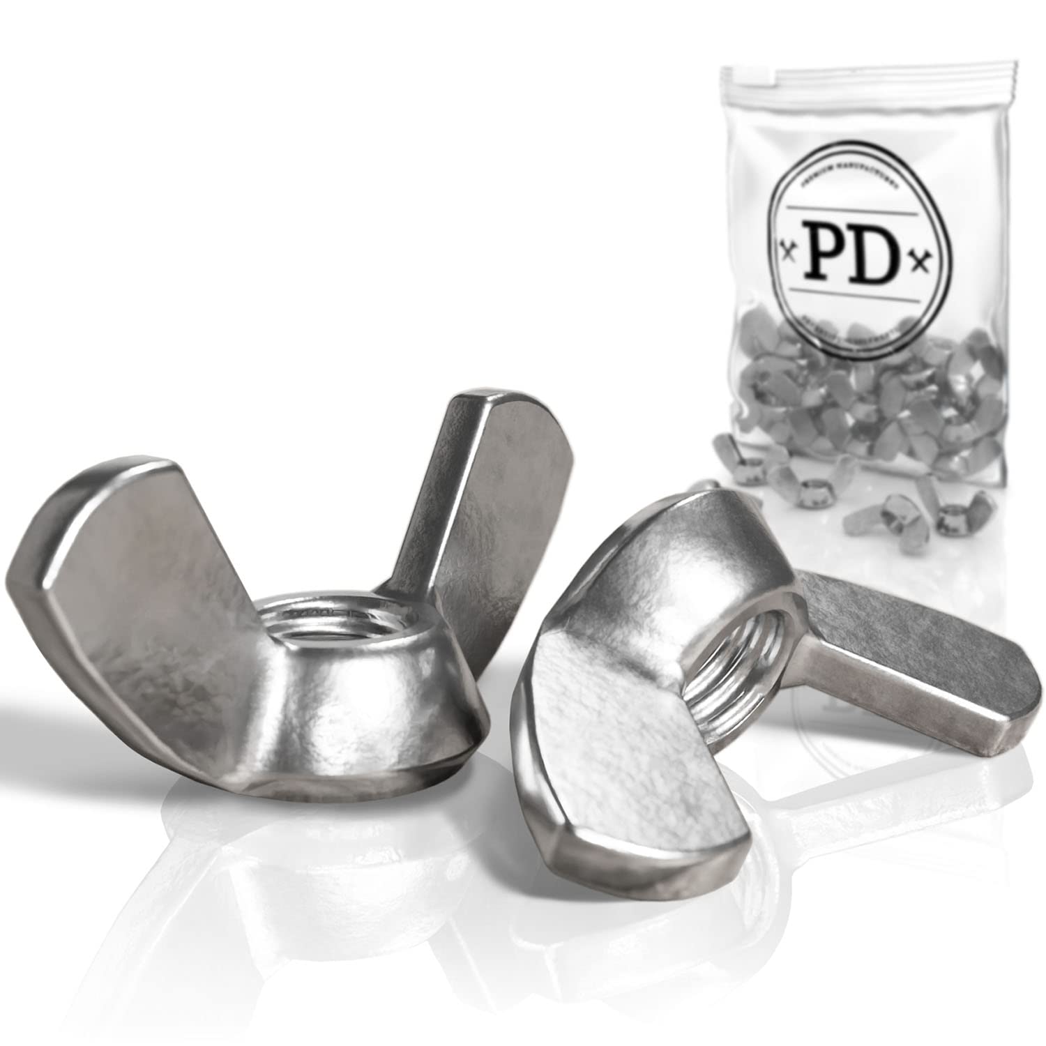 Pd® Dadi ad Alette M12 (DIN 315) Acciaio Inox A2 - immagine 1