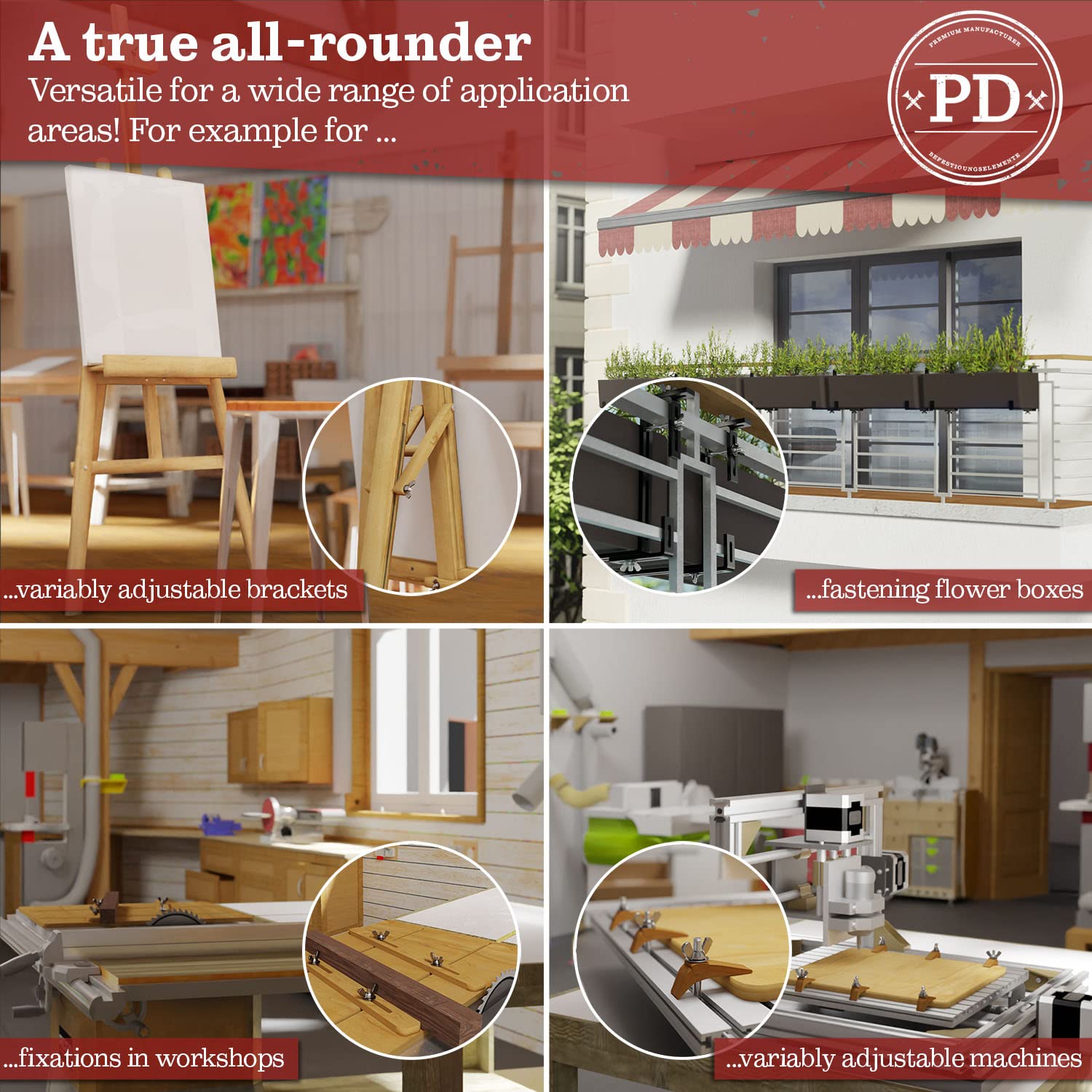 Pd® Dadi ad Alette M12 (DIN 315) Acciaio Inox A2 - immagine 4