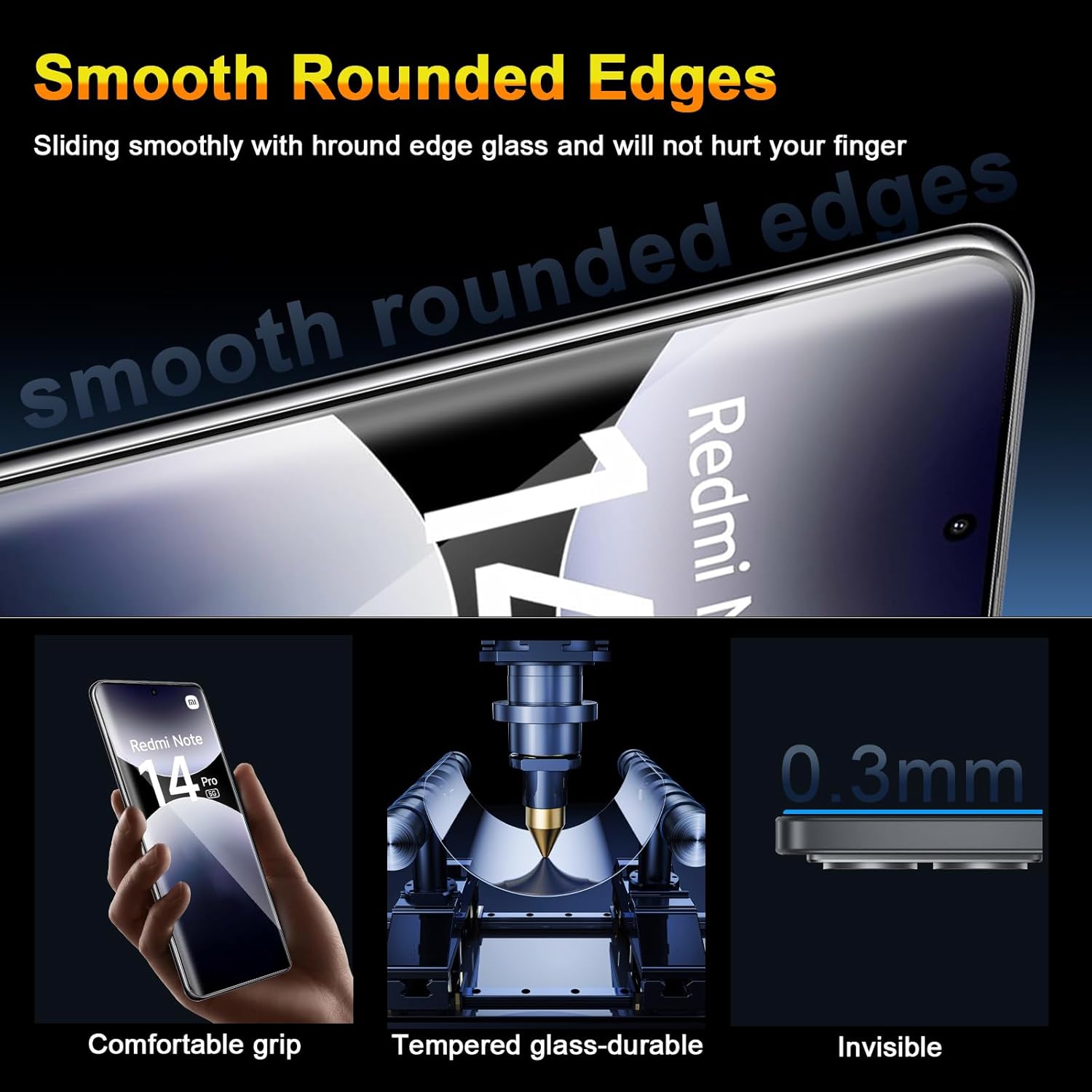 Qulloo Vetro Temperato per Xiaomi Redmi Note 14 Pro 5G - immagine 5
