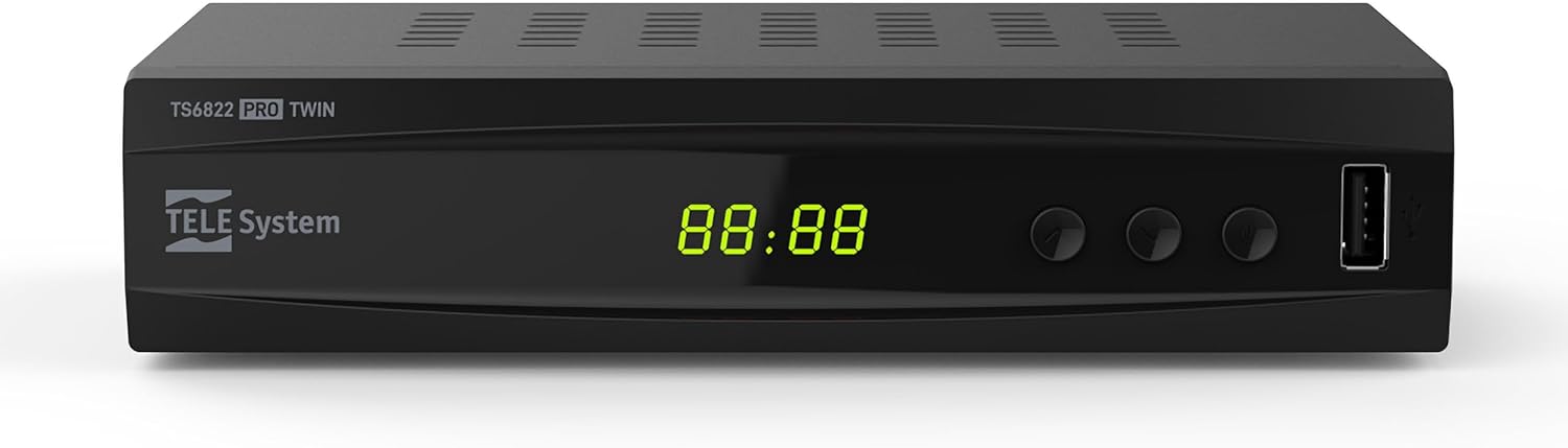 Tele System TS6822 PRO DVB-T2 HEVC Decoder Digitale - immagine 1