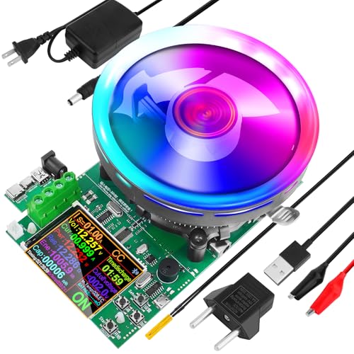 Tester di Carico Batteria 180W 200V 30A USB 4 Fili