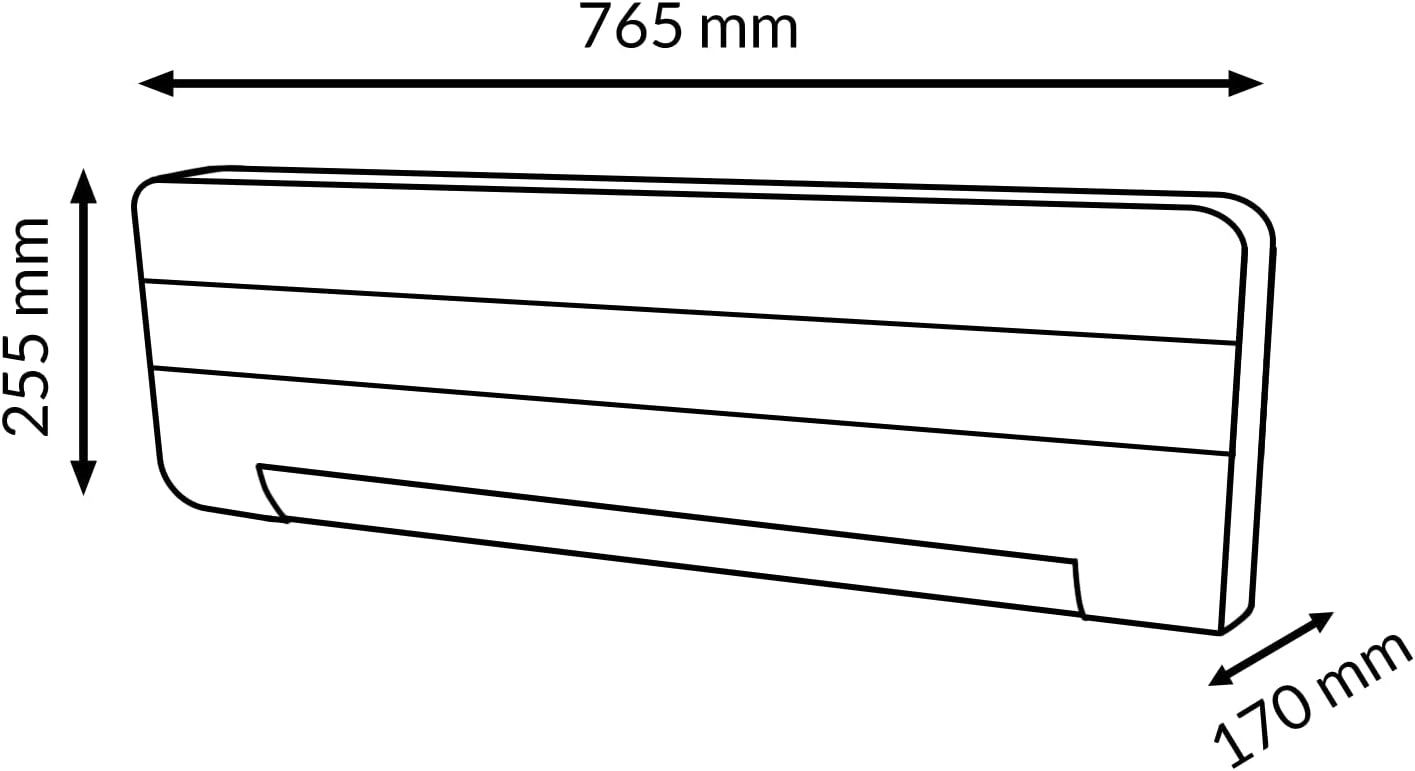 Termoventilatore Ceramico da Parete Dad 3000W - immagine 2