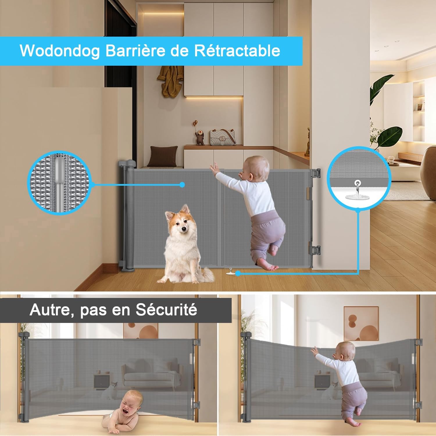 Barriera di Sicurezza Retrattile 0-150 cm - immagine 2