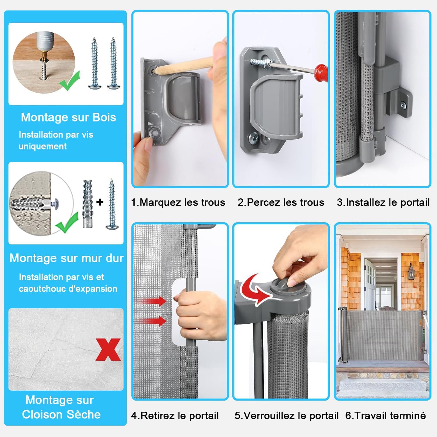 Barriera di Sicurezza Retrattile 0-150 cm - immagine 6