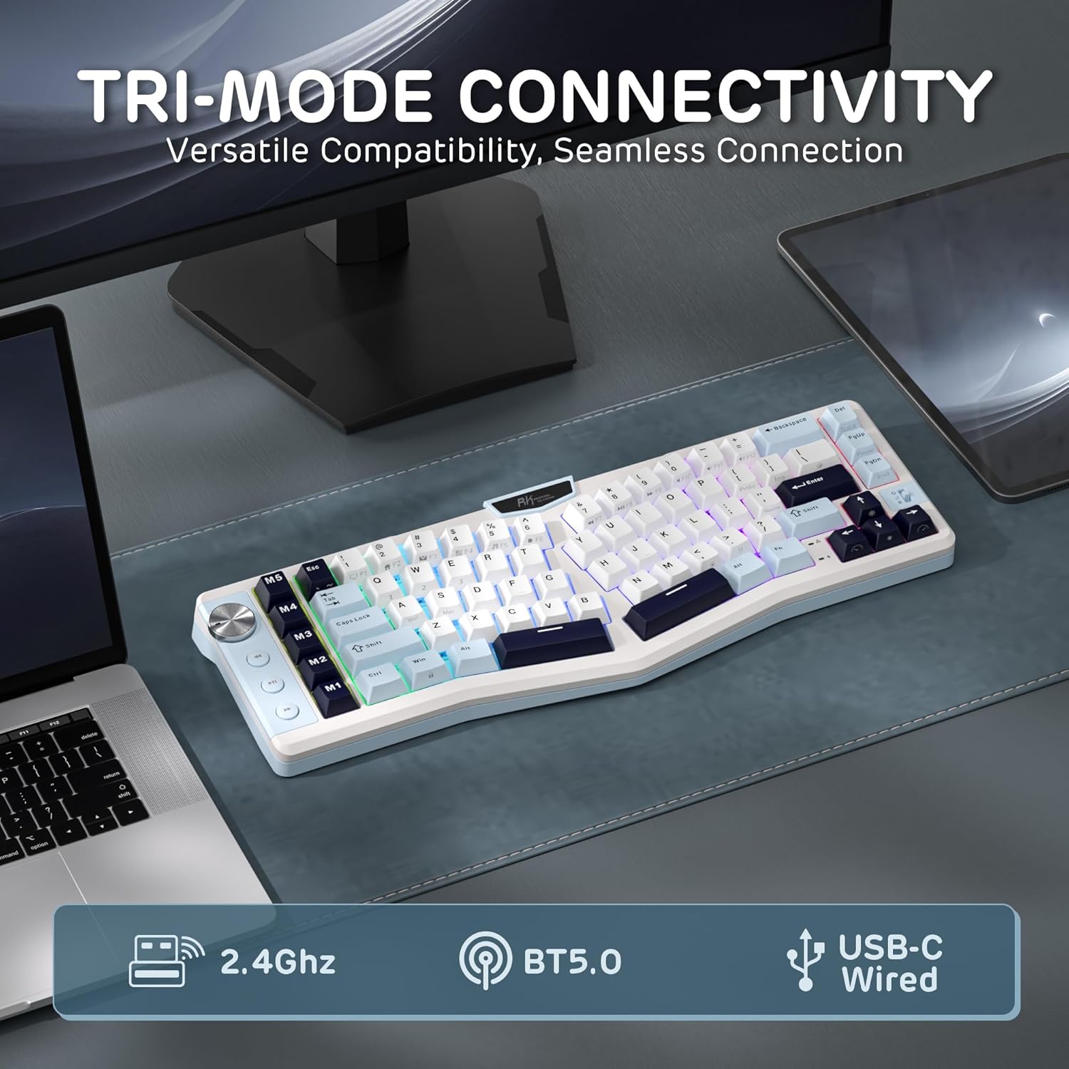 Rk Royal Kludge Tastiera Meccanica A72 RGB - immagine 4