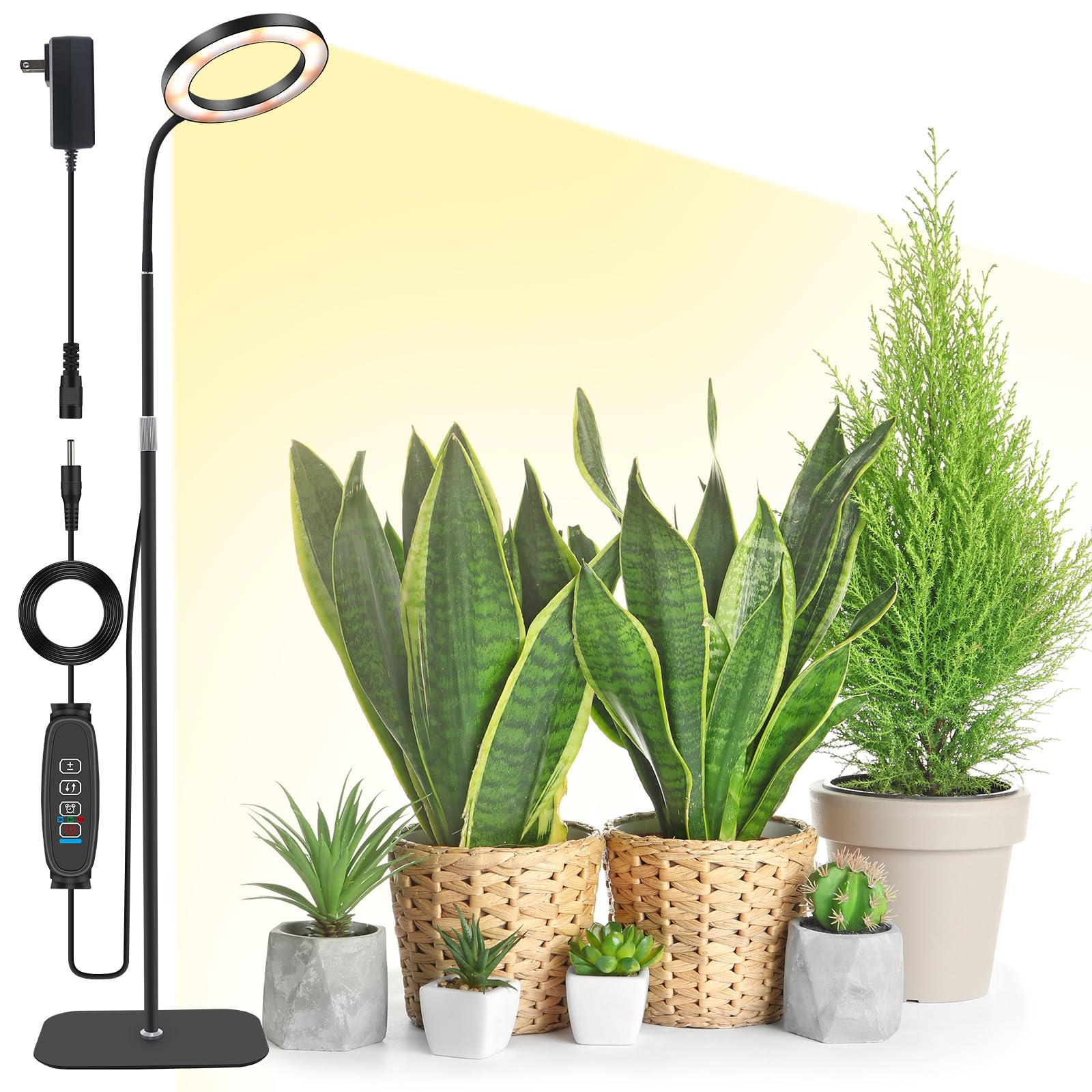 Niello Lampada LED per Piante da Interno a Doppia Testa