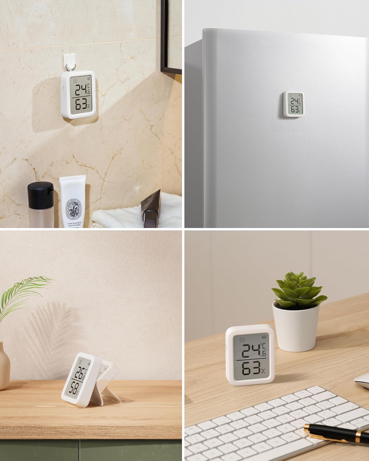 Switchbot Termometro e Igrometro Interni Bluetooth 3” (3 Pezzi) - immagine 8